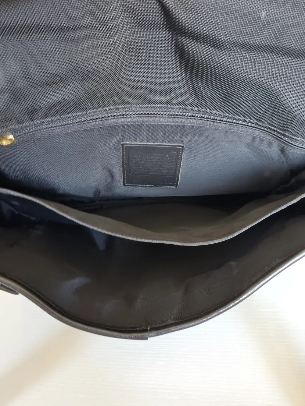 vintage Coach Metropolitan Hybrid ballistic nylon and leather briefcase